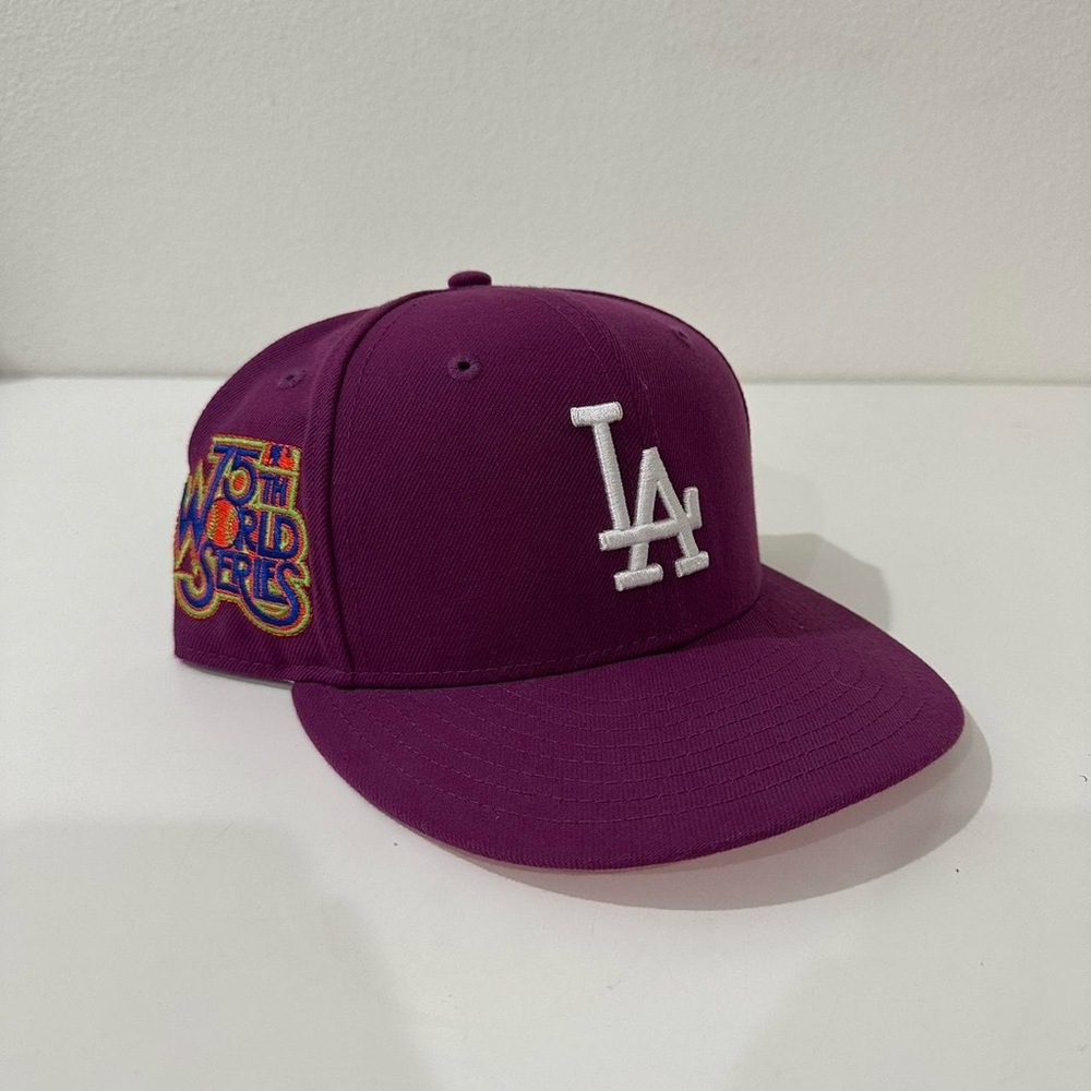 Purple & Pink Los Angeles Dodgers Fitted Hat